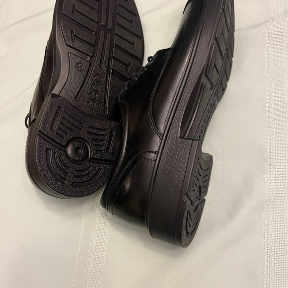 Ecco Black Leather Men\'s Oxfords size EU44 US 10.5 BRAND NEW main image 4